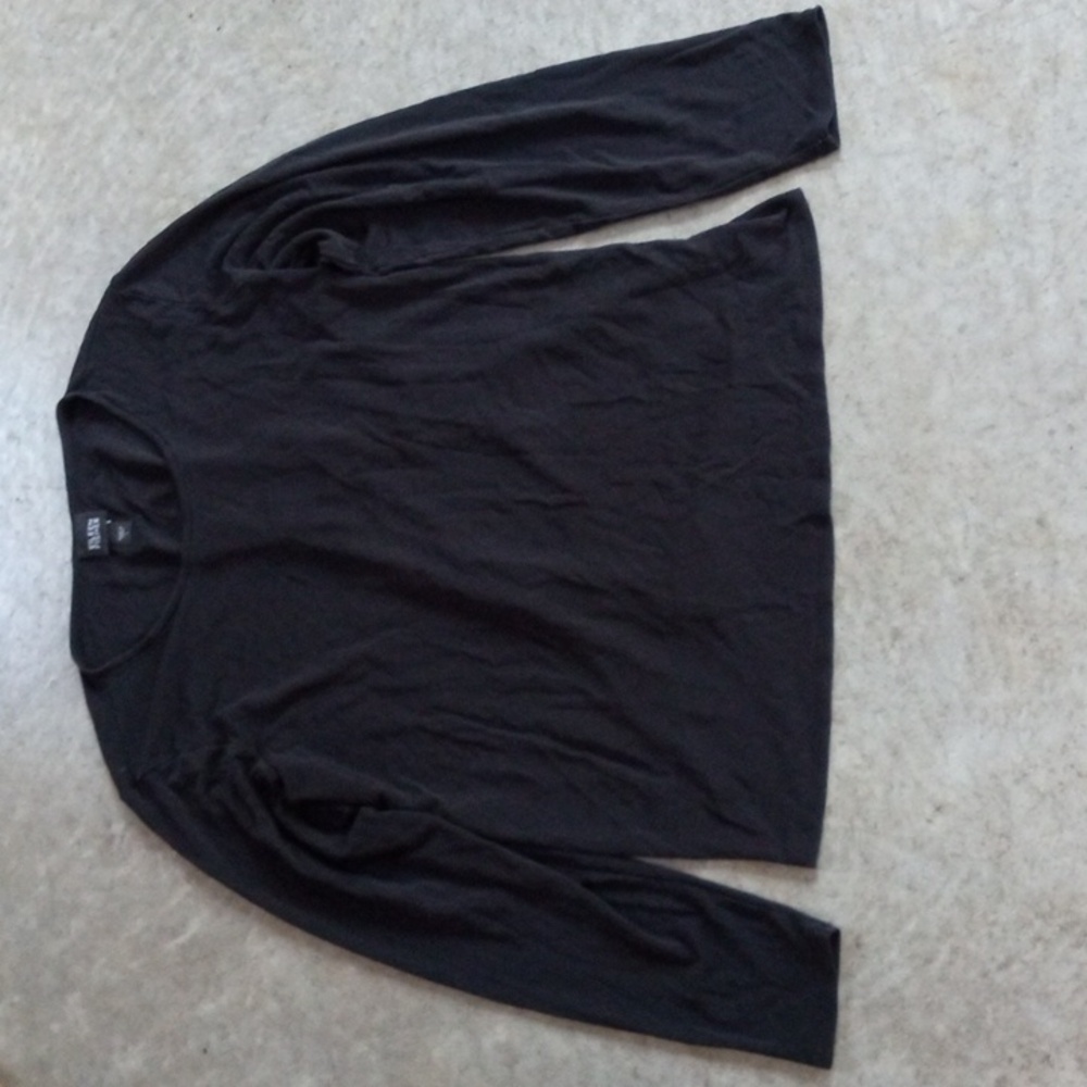 Eileen Fischer Black 100% Silk Women's Top Large